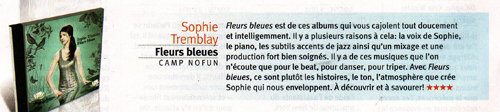 7 Jours Critique Sophie Tremblay