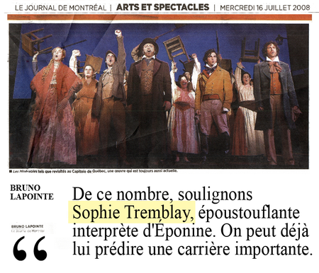 Sophie Tremblay éponine